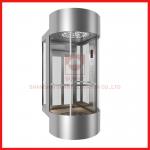 800kg 1.0m/S Machine Roomless Panorama High Speed Elevator Lift for sale