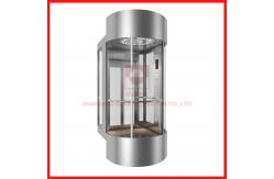 China 800kg 1.0m/S Machine Roomless Panorama High Speed Elevator Lift supplier