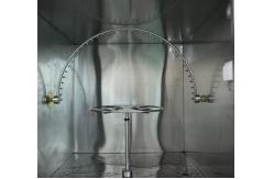 China Large Lab Testing Equipment IPX3 / IPX4 Waterproof Swinging Rain Test Box supplier