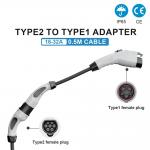 Type2 To Type1 Cable Electric Vehicle Charger Adapter 16A 32A Cable Ev Charger Plug for sale