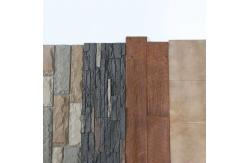 China Faux Pu Stone Wall Panel Mushroom Fireproof 3mm 1220 * 2440mm supplier