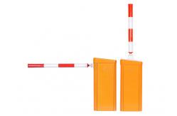 China Solar Panel 24V DC 0.6s 6m Boom Automatic Barrier Gate 50W supplier