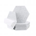 Self Adhesive Hexagon Acoustic Panels Sound Absorption For House Decoration for sale
