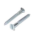 INCH Metric DIN 97 Flat Head Slotted Screws Slotted Countersunk Head Wood Screws for sale