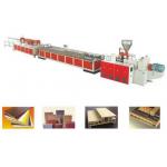 PP PE PVC WPC Profile Production Line With Double Screw Extruder