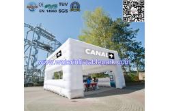 China Modern White Cube Inflatable Booth Tent For Garden Party And Event supplier