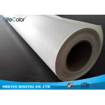 Microporous Glossy Poly Cotton Inkjet Printing Canvas Waterproof For Pigment Inks for sale