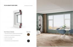 China Front PVC Plastic Aluminium Doors And Windows Windproof Customized supplier