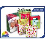 Christmas / Birthday / Festival Wrapping Paper Gift Bag with Customized Logo Printing for sale