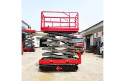 China 8m 10m 12m Self Propelled Electric Crawler Scissor Lift Platform supplier