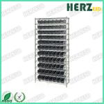 Customized ESD Storage Shelves , Industrial Wire Shelving System Resistance 10e6-10e9 Ohm for sale