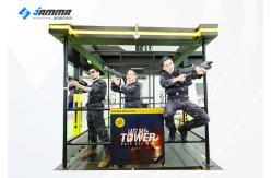 China Vibrating Floor Virtual Reality Simulator / Two Players VR Walking Platform supplier