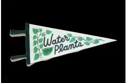 China CMYK Triangle 300D Felt Pennant Flag Promotion Advertising supplier