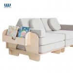 Sectional Play Couch Sofa BookStore Wooden Fit 12 Large Books for sale