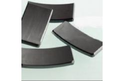 China Customized Permanent DC Motor Magnet Sheet Segment Black supplier