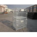 Wire mesh container used in storing goods in warehouse