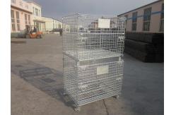 China Wire mesh container used in storing goods in warehouse supplier