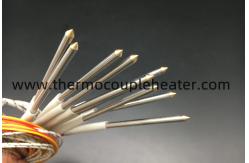 China Custom Made Pointed Tip Cartridge Heaters With Built In Thermocouple supplier