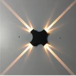 12w Input Ac85-265v Wall Mount Led Light 80-90lm/W Waterproof Design