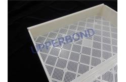 China Cigarette Manufacturing Machine Yellow Plastic Trays Customize Size supplier