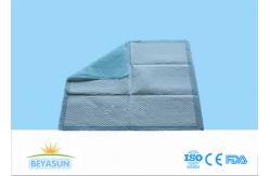China Blue Disposable Bed Underpads Incontinence 60x90cm With Wood Pulp And SAP supplier