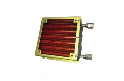 China 7mm Anodizing Copper  Window Flat Finned Tube Heat Exchanger supplier