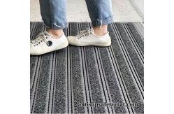 China Open Grid Anti Slip Safety Mat Sweep Dirt Resistant Walkway Matting Carpet supplier