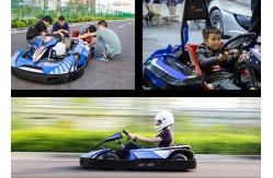 China 3.5kw Electrical Go Kart 1860*1400*610mm APP Adjustment Control supplier
