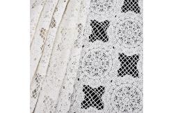 China Sleeveless Lace Blouse Jacquard Hollow Embroidered Blouse Casual Women's Wear Lace Fabric supplier