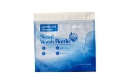 China Foldable Resealable Zip Seal Mylar Bags With Frosted Window Heat Seal Logo Printing supplier