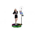 Strip Light 360 Camera Booth 360 Photo Spinner Machine With Led Ring Light for sale