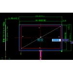 1.8-21 Diagonal Lcd Touch Screen Module 3H Pencil Hardness Royal
