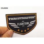Airline Uniform Clothing Embroidery Patches / Custom Embroidered Iron On Patches for sale
