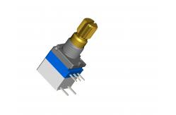 China -25C-85C Rotary Variable Resistor With Terminal Type PCB/Solder Lug supplier