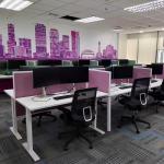 Office Modular Workstation 5 Person Staff Office Desk Open Office Workstation for sale
