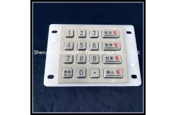 China LED light SUS304 IP67 waterproof numeric keypad for car washing machine supplier