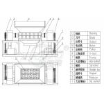High Efficiency Waste Shredder Machine Automatic Plastic Twin Shaft Shredder