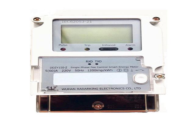 AMR DLMS System Smart Electric Meters Single Phase Two Wires PLC RS485 Communication