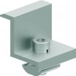 Open Ground 6063,6005 Customized Solar Panel Earthing Clamps Home Rail Components For PV Systems for sale