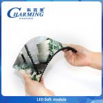 True Color Indoor P3 P4 Soft Module Curved Flexible Led Display Screen For Cylindrical Column Use for sale