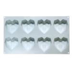 Heart Shape 3d Cake Mould Customized Food Grade Diy Handmade for sale