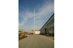 China Rapid Deployment Tower Monopole Red And White Hot Dip Galvanized supplier
