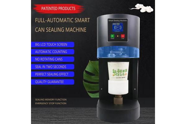 Black Automatic Seaming Machine For PET Plastic Cans