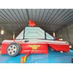 Customized Inflatable Slide Fire Fighting Truck Carton Inflatable Double Dry Slides