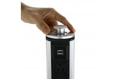 China Reliable Kitchen Pop Up Power Sockets , Pop Up Power Outlet Reliable Design supplier