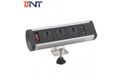 China office power clamp-on desk edge socket /desktop clamp-on ac power outlet supplier