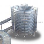                  Bread Cake Pizza Hamburger Cooling Spiral Tower Conveyor              for sale