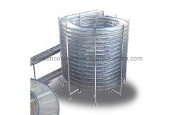 China                  Bread Cake Pizza Hamburger Cooling Spiral Tower Conveyor              supplier