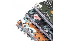 China 60gsm-400gsm Custom Printed Spiral Notebooks Stationary A5 Wire Binding Note Book supplier