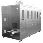 Stainless Steel Basket Washer Anti Corrosion , 380V Industrial Basket Clean Equipment for sale
